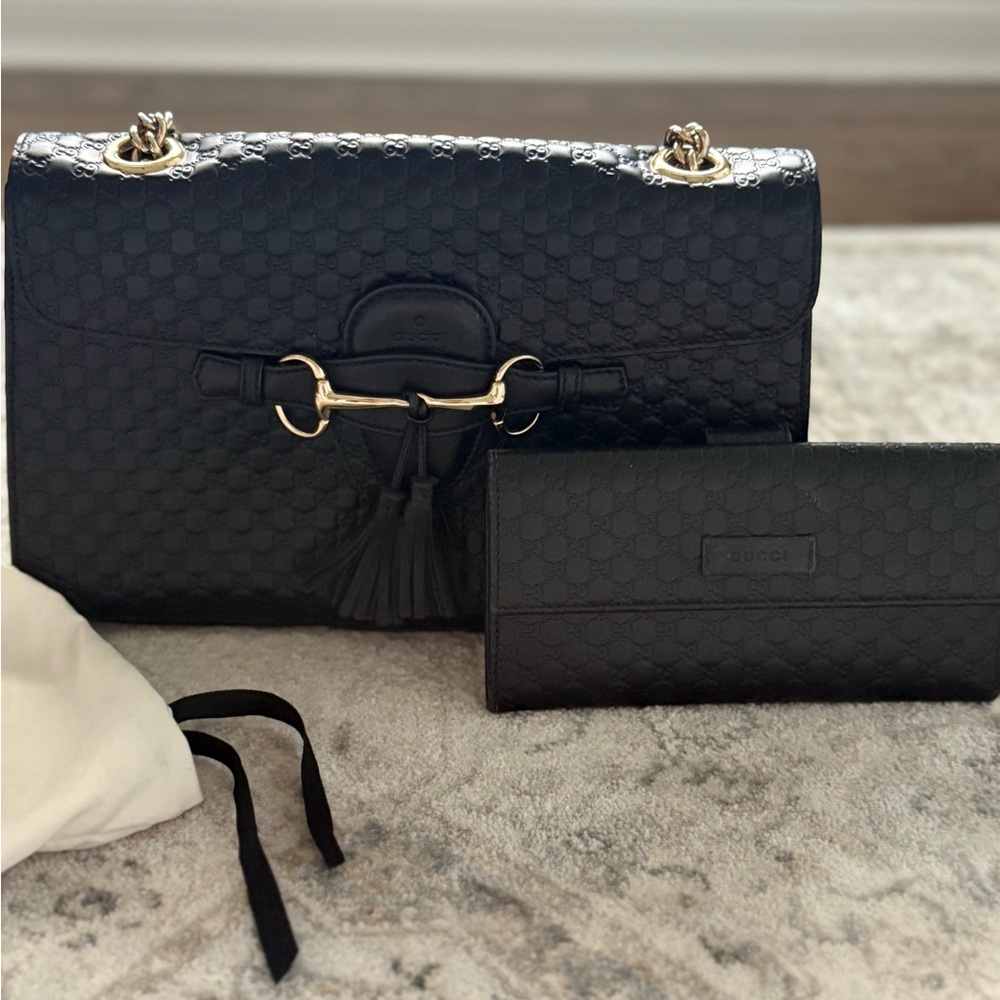Vintage Gucci purse and wallet with dustbag